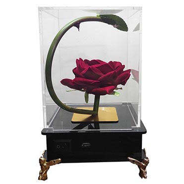 نمایش تصویر جعبه گل مصنوعی گل ما مدل فرشته کادو ولنتاین گل بچین