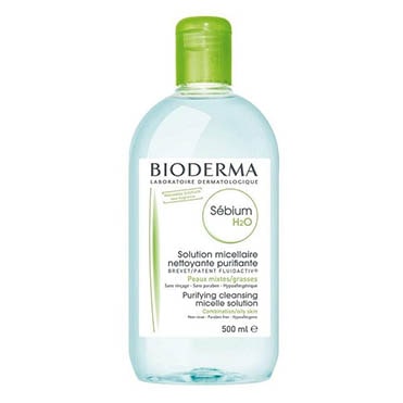 نمایش تصویر محلول پاک کننده آرایش صورت بایودرما مدل سبیوم حجم 500 میلی لیتر محصولات مراقبت از پوست گل بچین