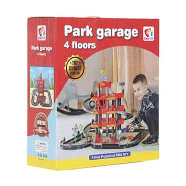 کیت ماشین بازی زیبا توی مدل پارک گاراژ کد 31861 کادو تولد برای پسر 4 ساله گل بچین