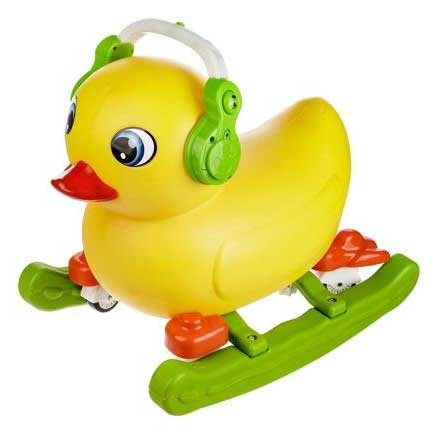 راکر کودک مدل Headphone Duck بهترین راکر کودک گل بچین