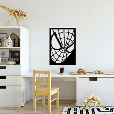 نمایش تصویر استیکر اتاق کودک مدل مرد عنکبوتی چوبی استیکر اتاق کودک گل بچین